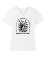 Moda rebelă pt mame moderne - Rockin motherhood Tricou mânecă scurtă guler V Bărbat Presenter