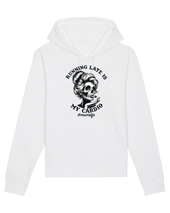 Moda rebelă pt mame moderne - Running late is my cardio White