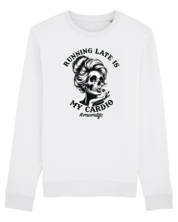 Moda rebelă pt mame moderne - Running late is my cardio White