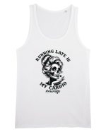 Moda rebelă pt mame moderne - Running late is my cardio Maiou Bărbat Runs