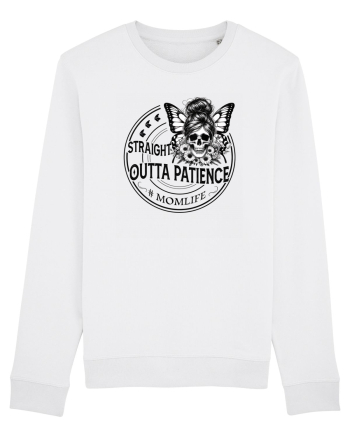 Moda rebelă pt mame moderne - Straight outta patience White
