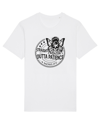 Moda rebelă pt mame moderne - Straight outta patience White