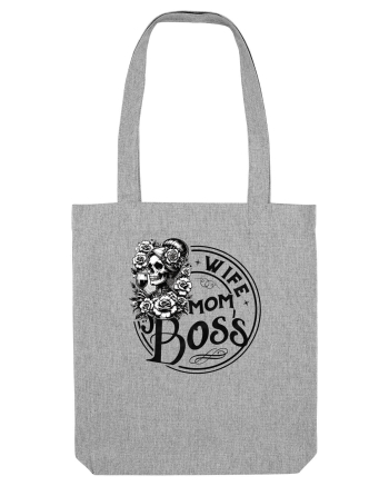 Moda rebelă pt mame moderne - Wife mom boss Heather Grey