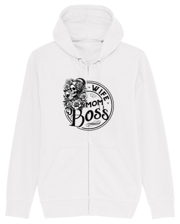 Moda rebelă pt mame moderne - Wife mom boss White