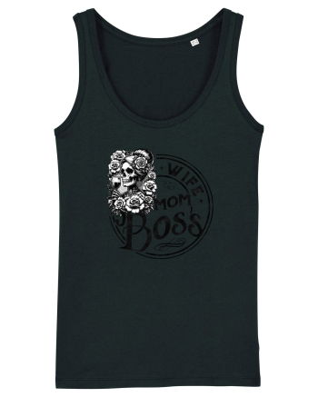 Moda rebelă pt mame moderne - Wife mom boss Black