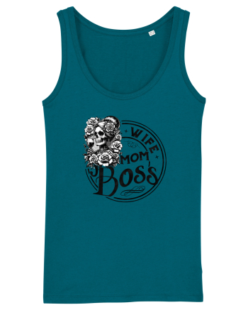 Moda rebelă pt mame moderne - Wife mom boss Ocean Depth