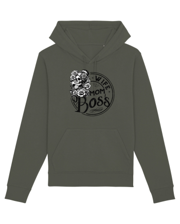 Moda rebelă pt mame moderne - Wife mom boss Khaki