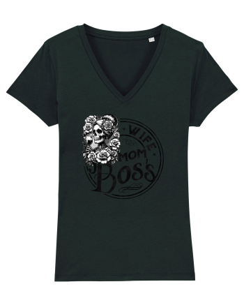 Moda rebelă pt mame moderne - Wife mom boss Black