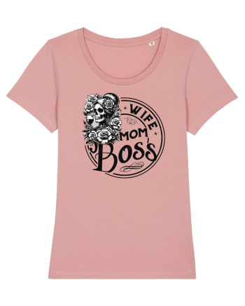 Moda rebelă pt mame moderne - Wife mom boss Canyon Pink