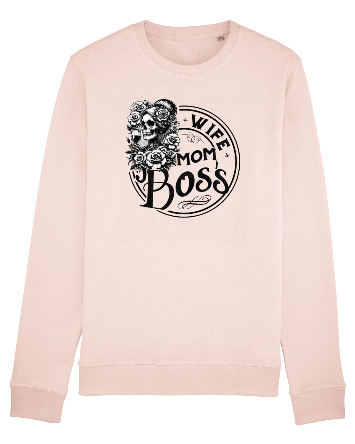 Bluză mânecă lungă Unisex Rise Candy Pink