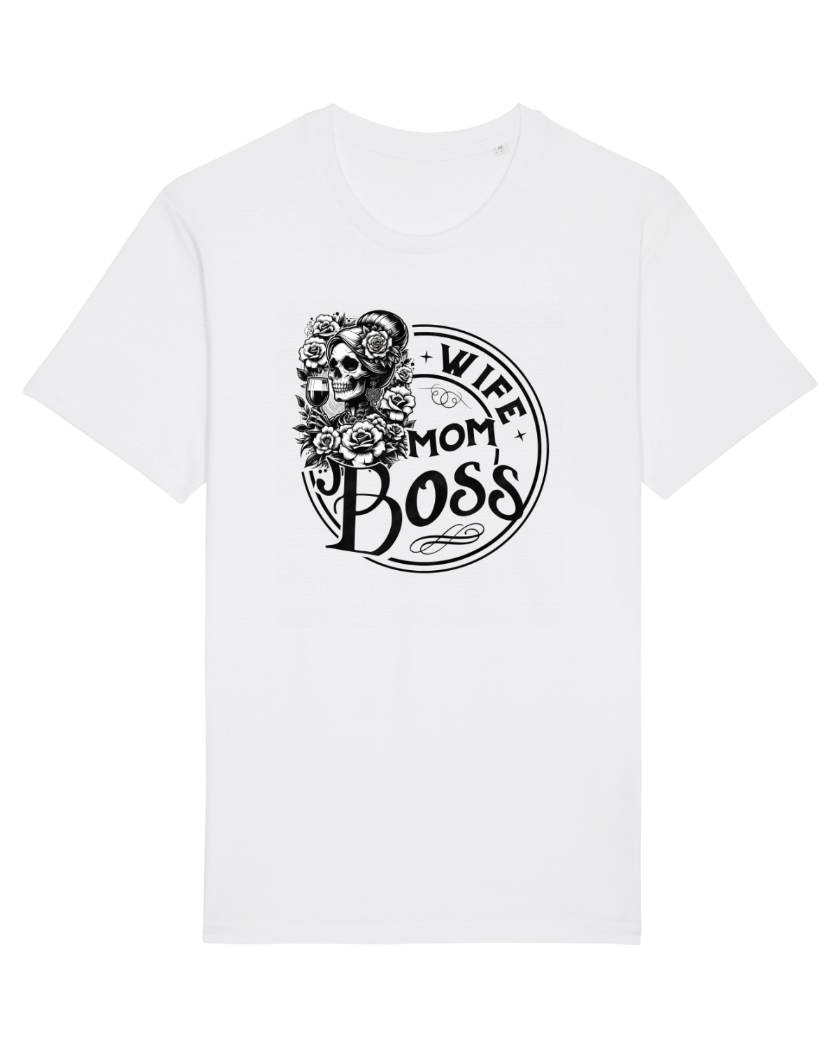 Tricou mânecă scurtă Unisex Rocker White