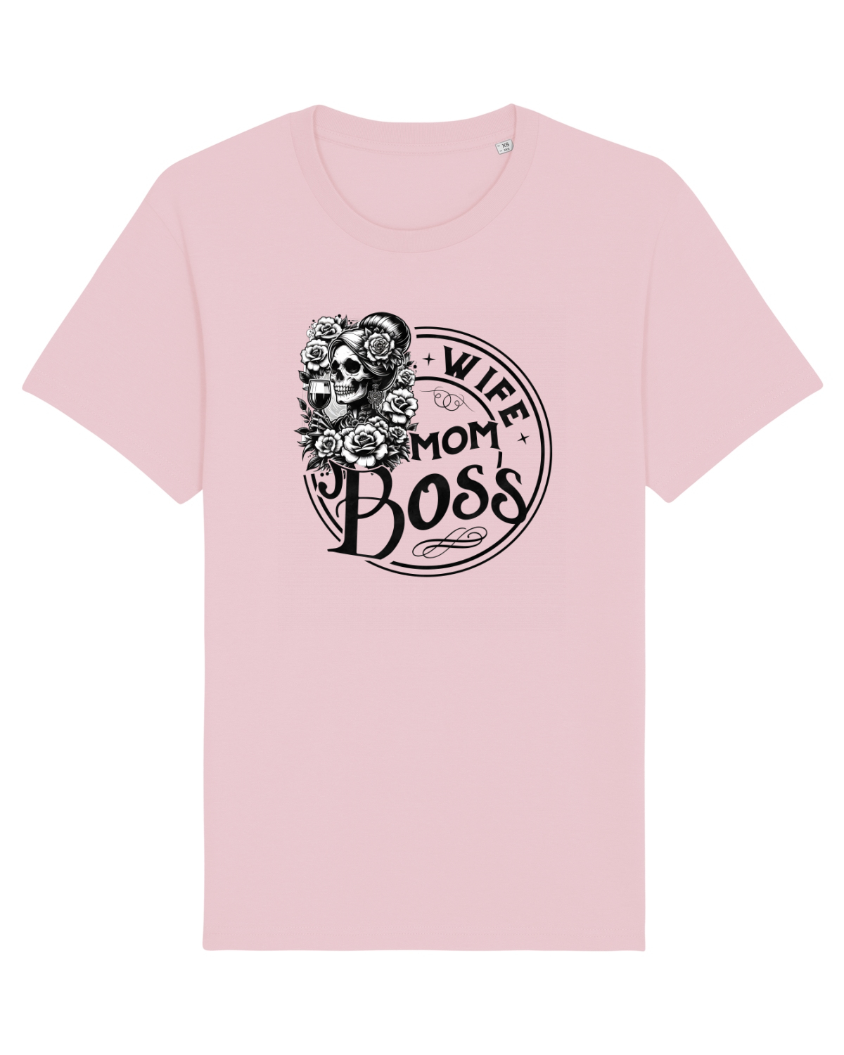 Tricou mânecă scurtă Unisex Rocker Cotton Pink