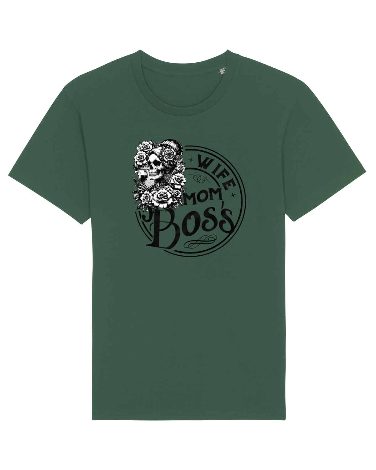 Tricou mânecă scurtă Unisex Rocker Bottle Green