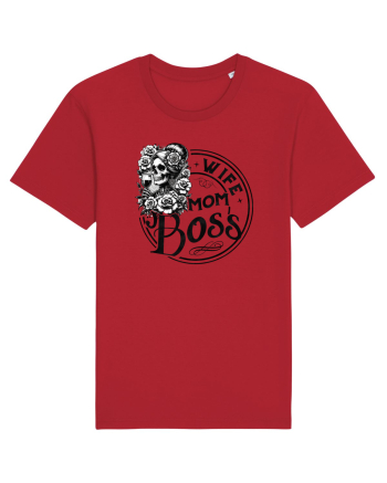 Moda rebelă pt mame moderne - Wife mom boss Red