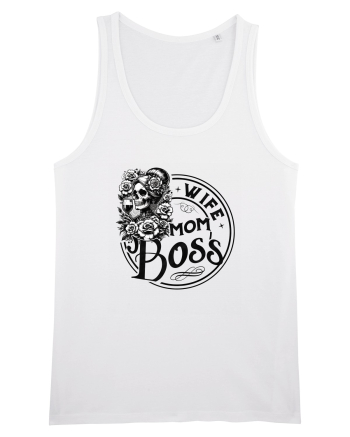 Moda rebelă pt mame moderne - Wife mom boss White
