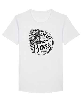Moda rebelă pt mame moderne - Wife mom boss White