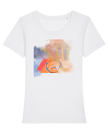 Abstract Design White