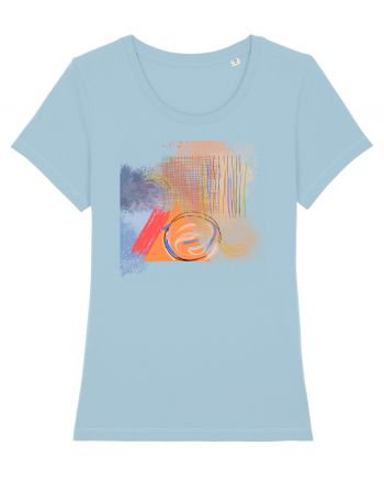 Abstract Design Sky Blue