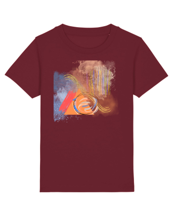 Abstract Design Burgundy