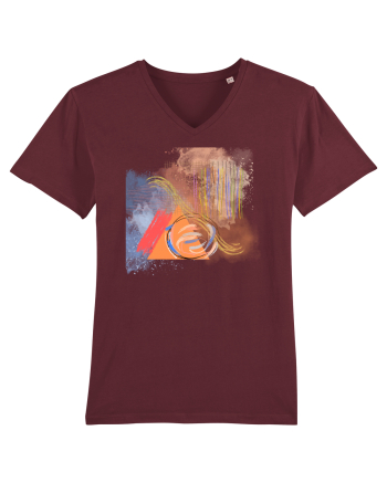 Abstract Design Burgundy