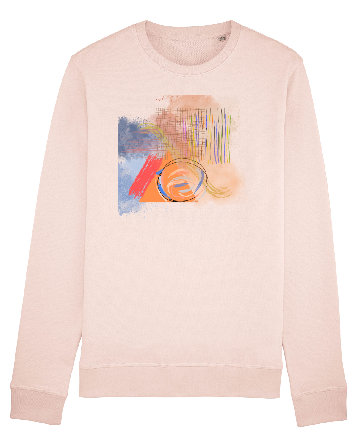 Bluză mânecă lungă Unisex Rise Candy Pink