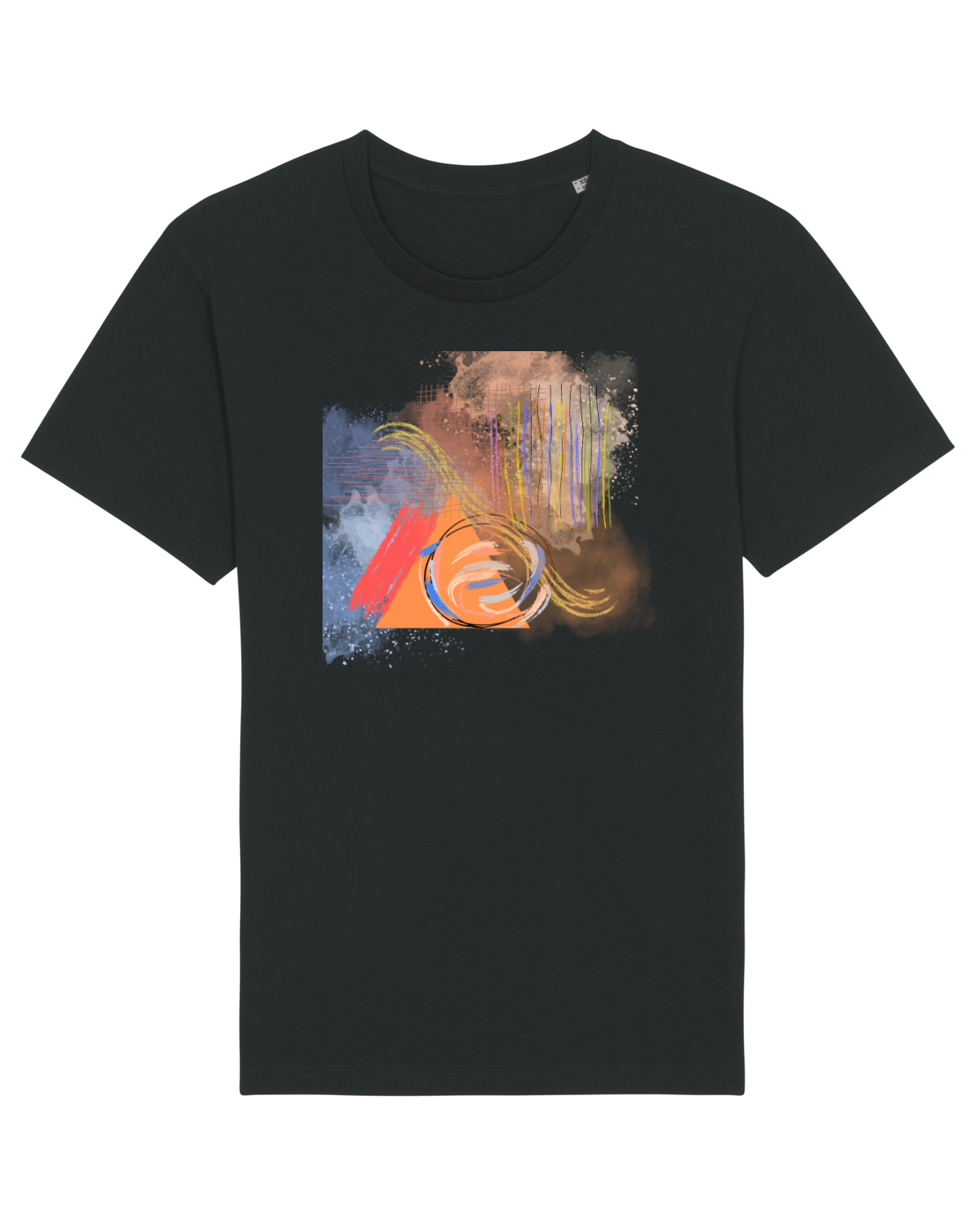 Tricou mânecă scurtă Unisex Rocker Black