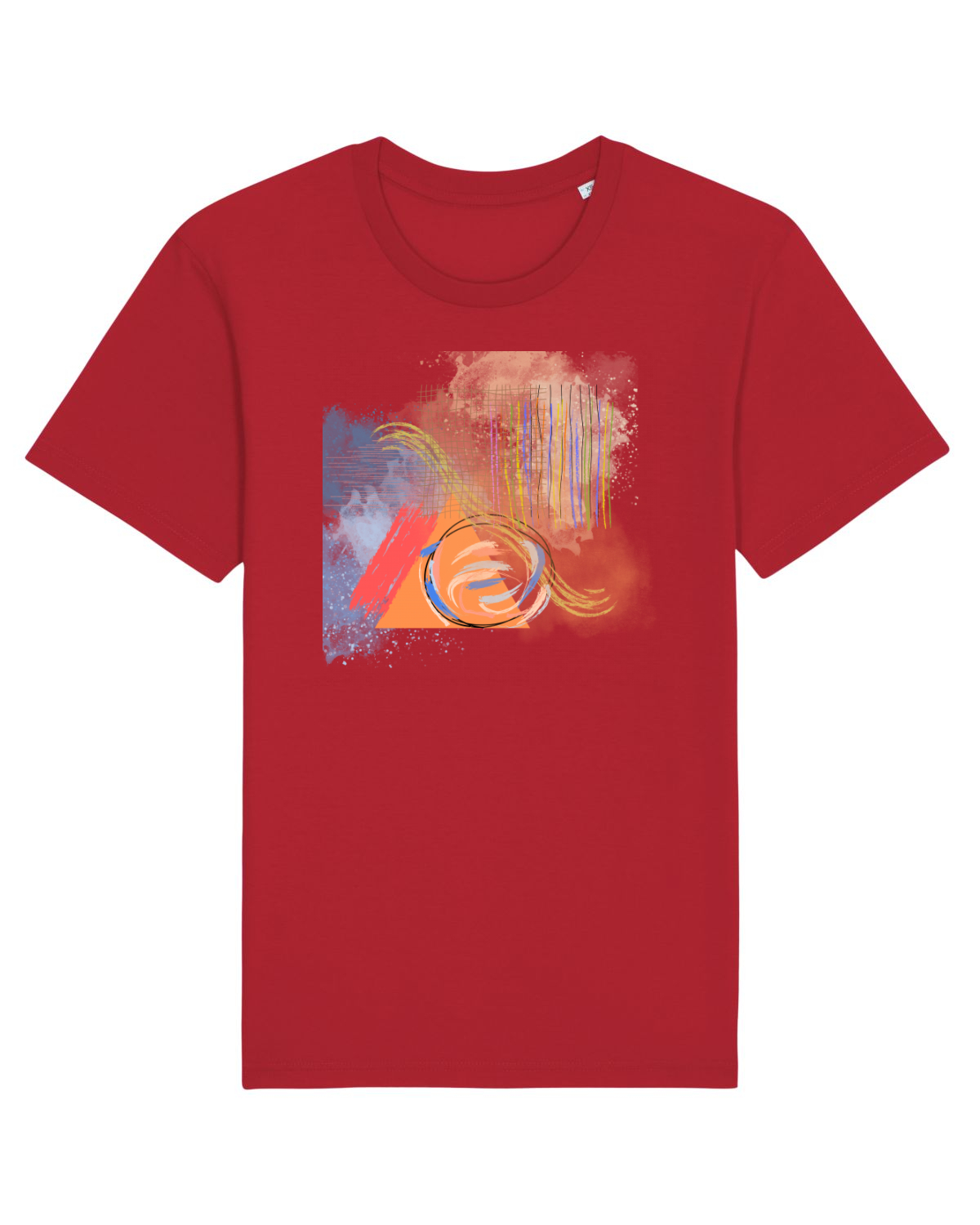 Tricou mânecă scurtă Unisex Rocker Red