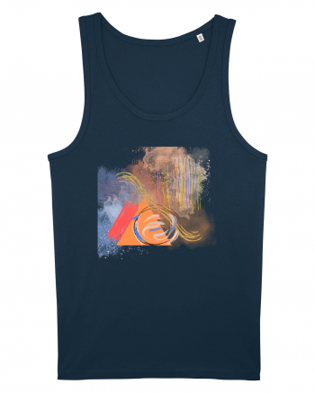Abstract Design Navy