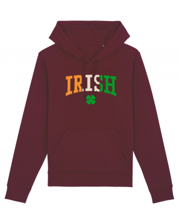 Irish St. Patrick Flag Burgundy