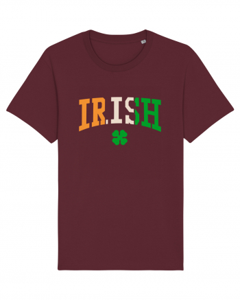 Irish St. Patrick Flag Burgundy