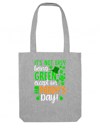 It's not easy being green except on St. Panddy's Day! Heather Grey