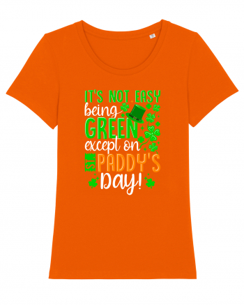 It's not easy being green except on St. Panddy's Day! Bright Orange