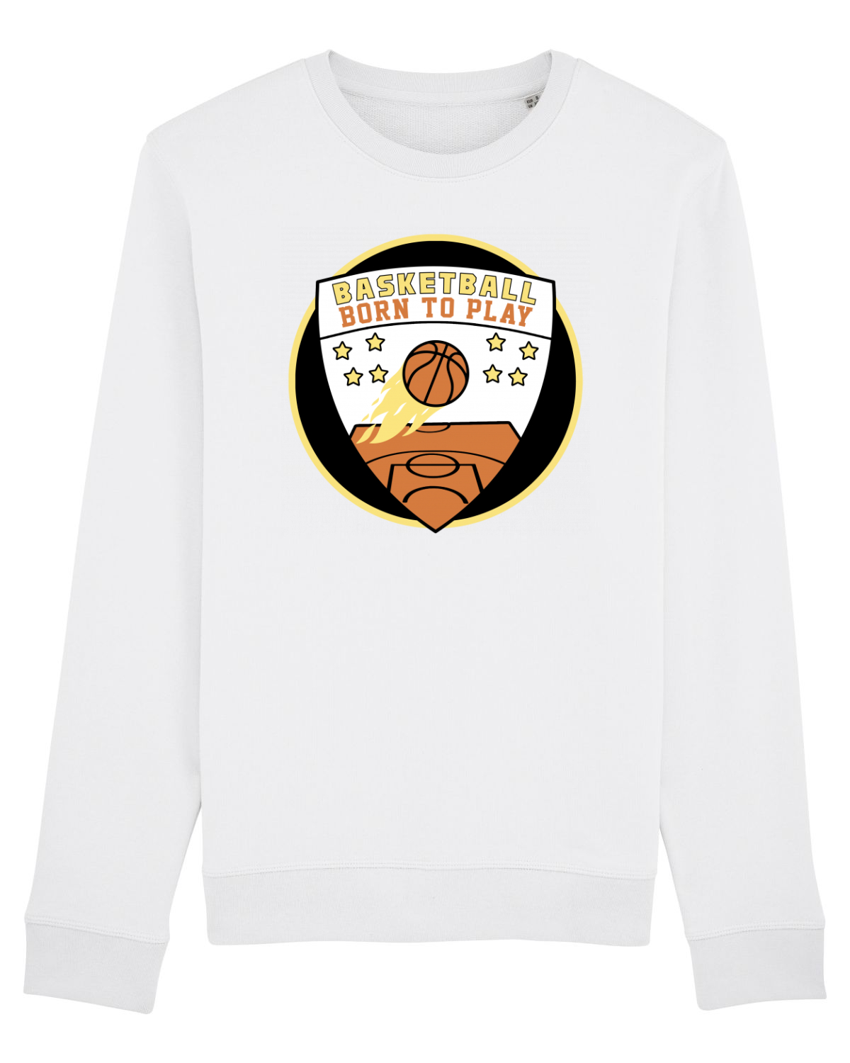 Bluză mânecă lungă Unisex Rise White