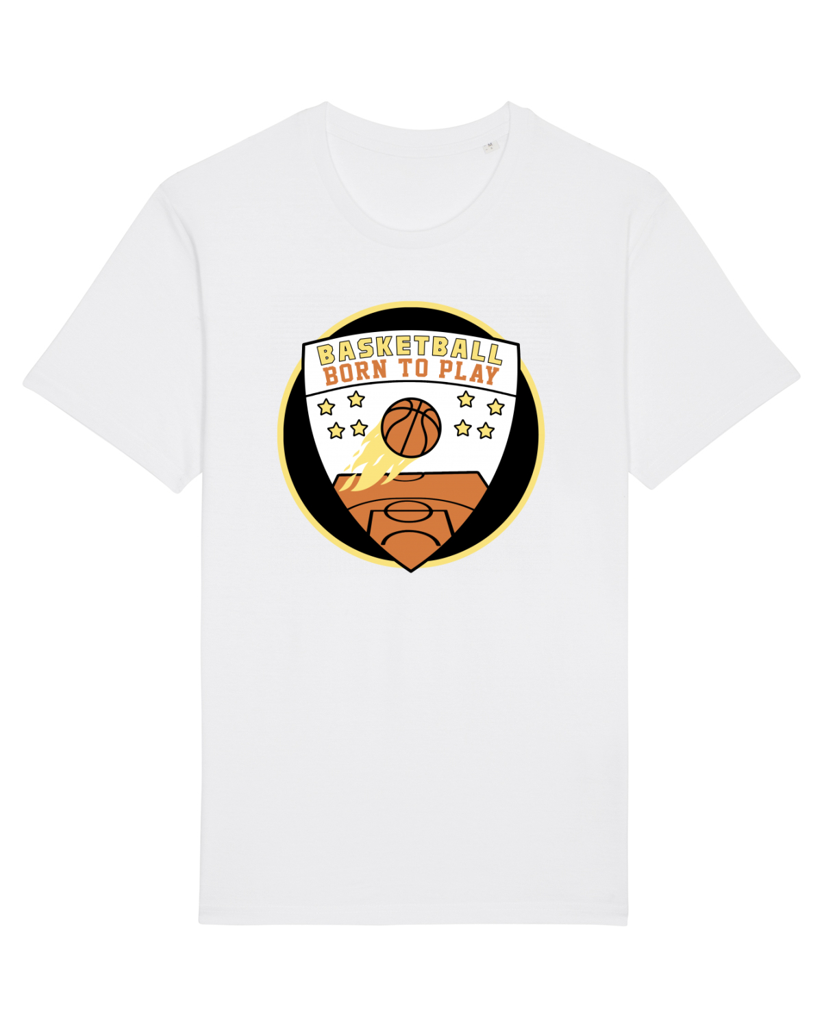 Tricou mânecă scurtă Unisex Rocker White