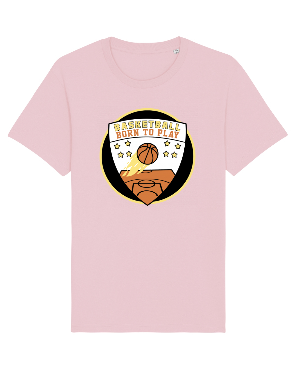 Tricou mânecă scurtă Unisex Rocker Cotton Pink