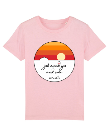 I just need you Cotton Pink