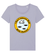 Human Interaction Tricou mânecă scurtă guler larg fitted Damă Expresser
