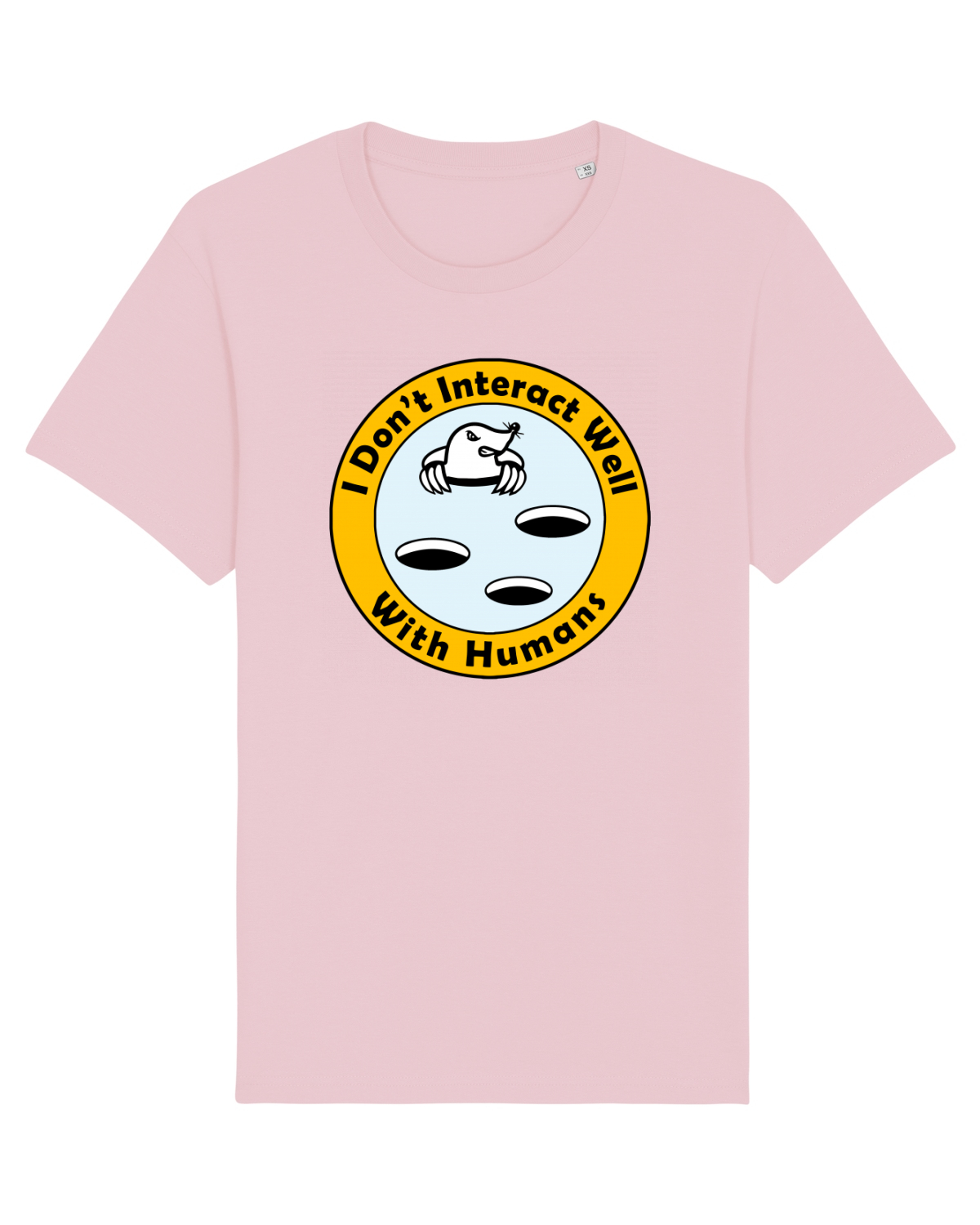 Tricou mânecă scurtă Unisex Rocker Cotton Pink