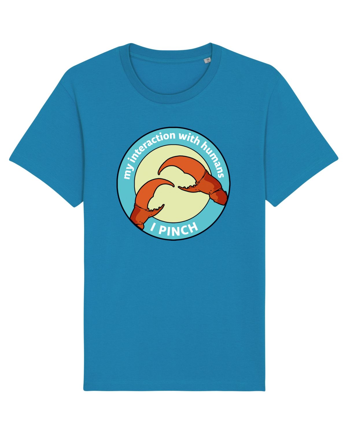 Tricou mânecă scurtă Unisex Rocker Azur