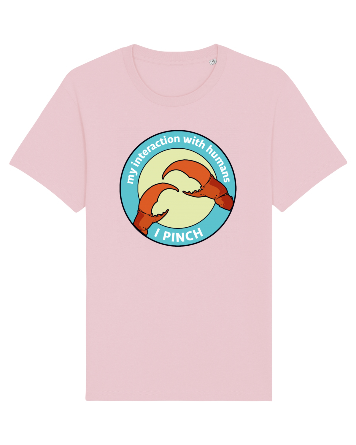 Tricou mânecă scurtă Unisex Rocker Cotton Pink