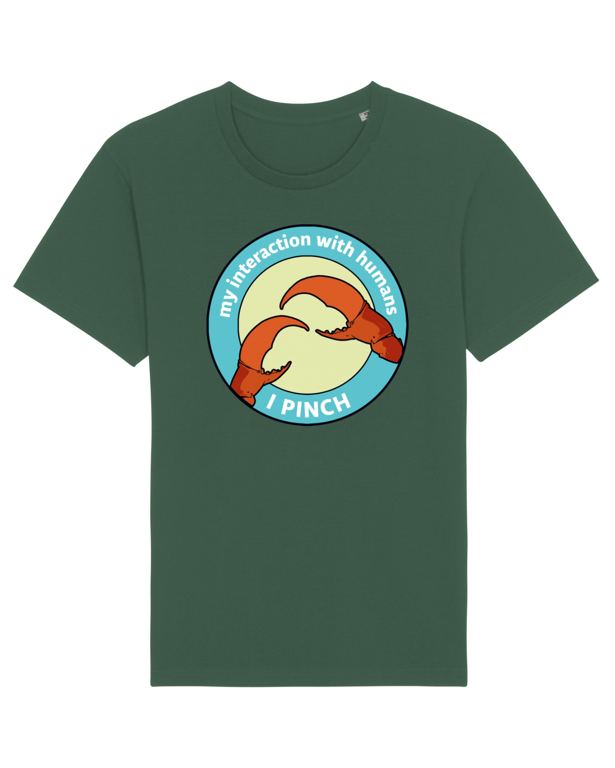 Tricou mânecă scurtă Unisex Rocker Bottle Green