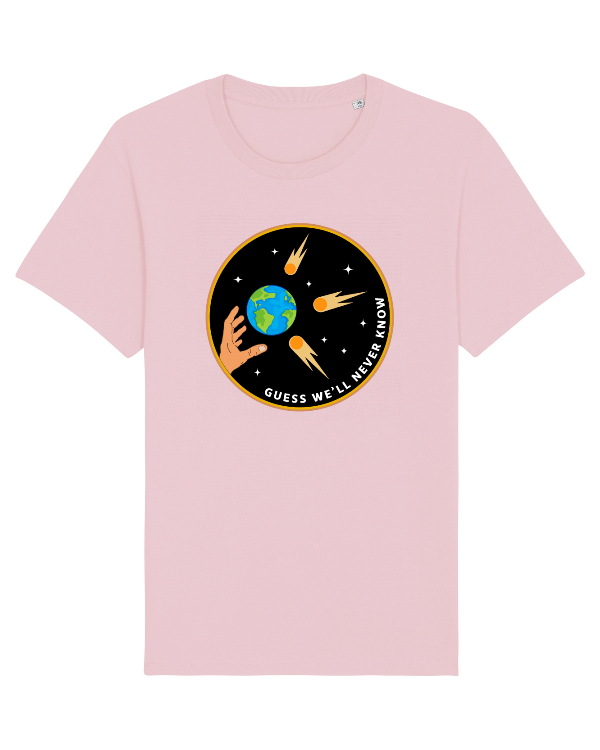 Tricou mânecă scurtă Unisex Rocker Cotton Pink