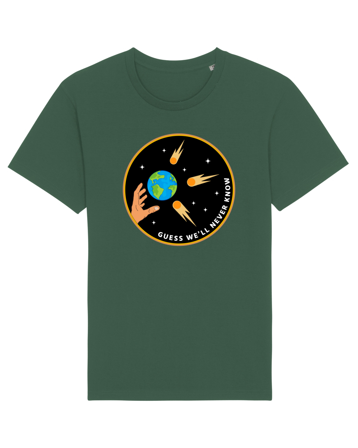 Tricou mânecă scurtă Unisex Rocker Bottle Green