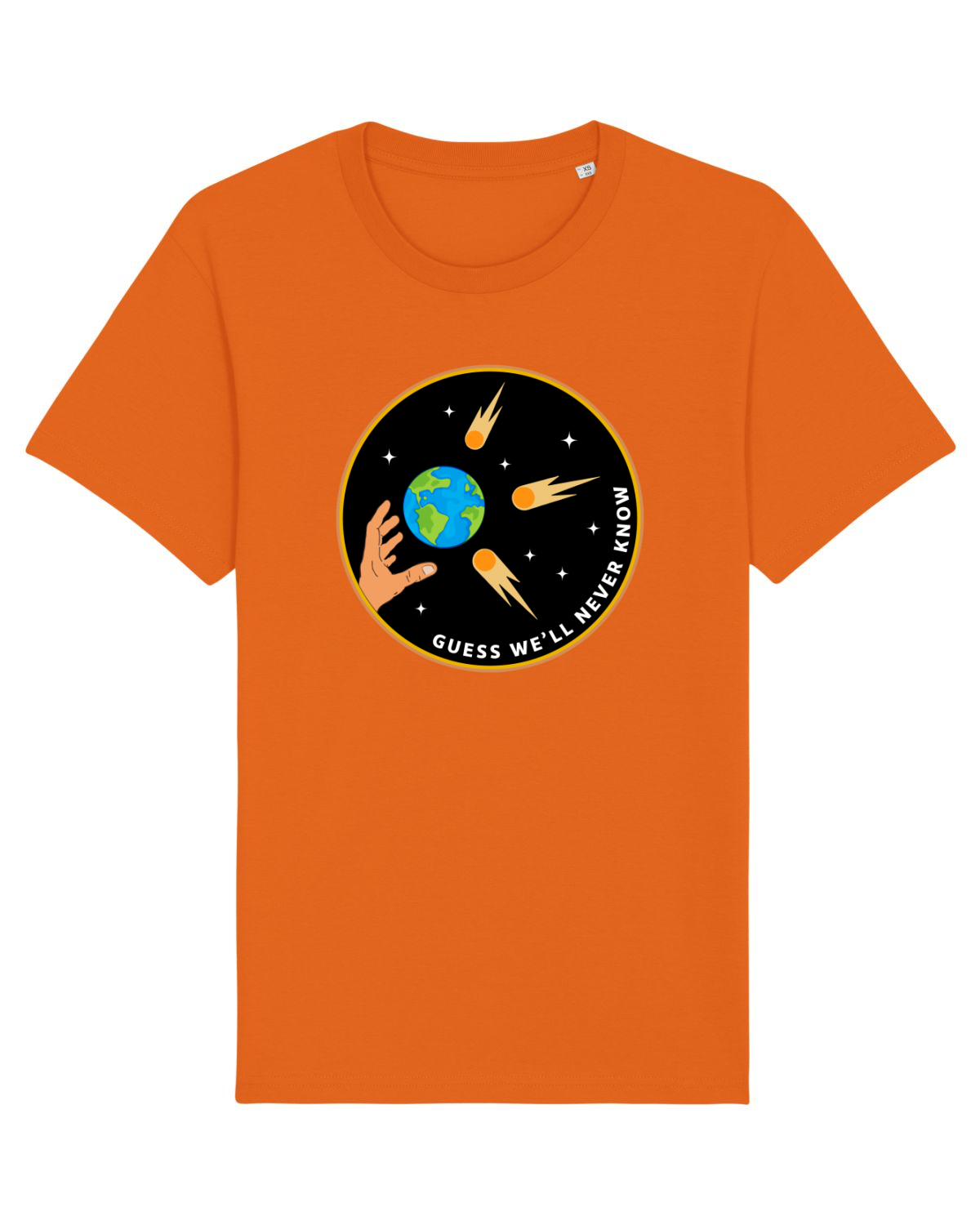 Tricou mânecă scurtă Unisex Rocker Bright Orange