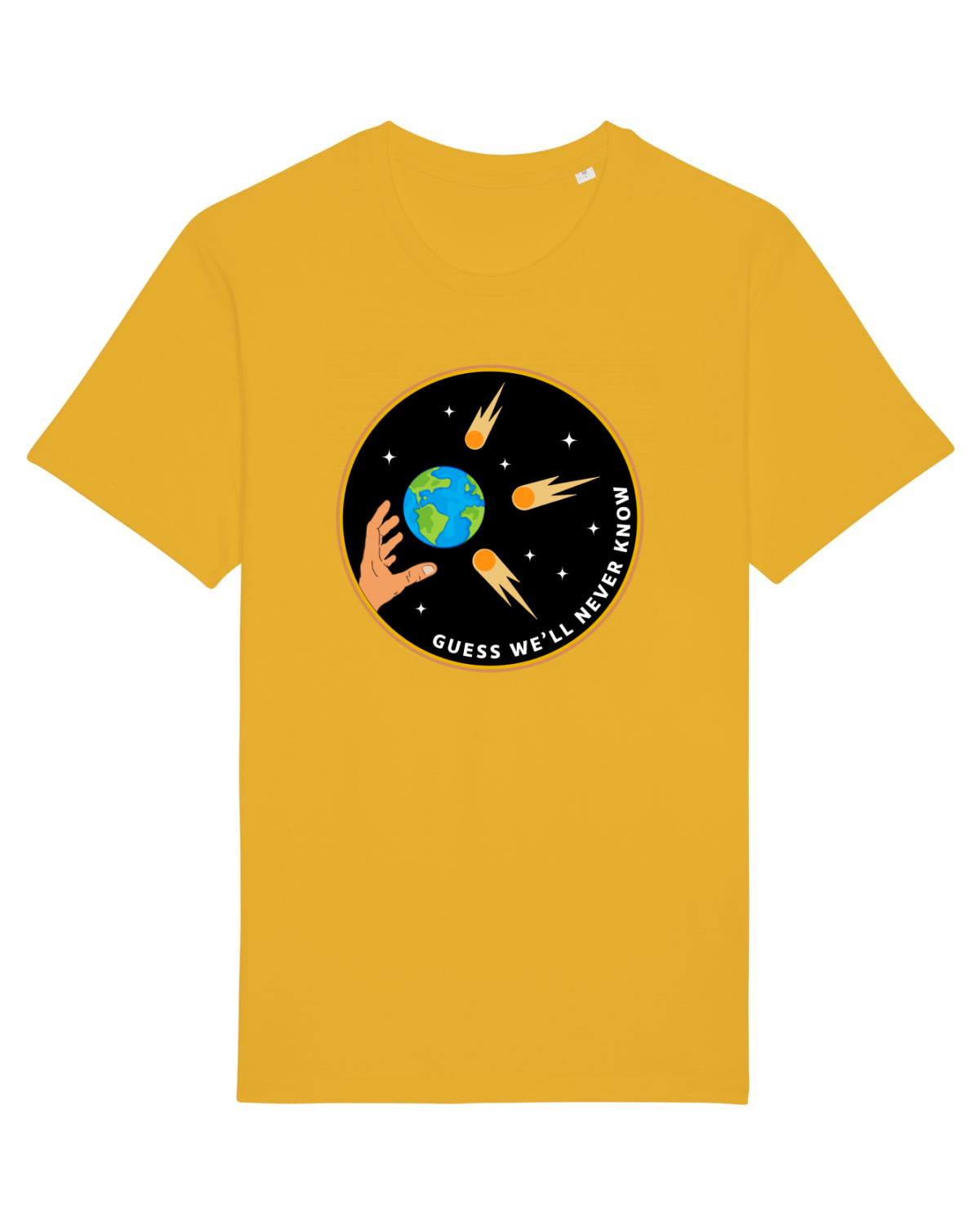 Tricou mânecă scurtă Unisex Rocker Spectra Yellow