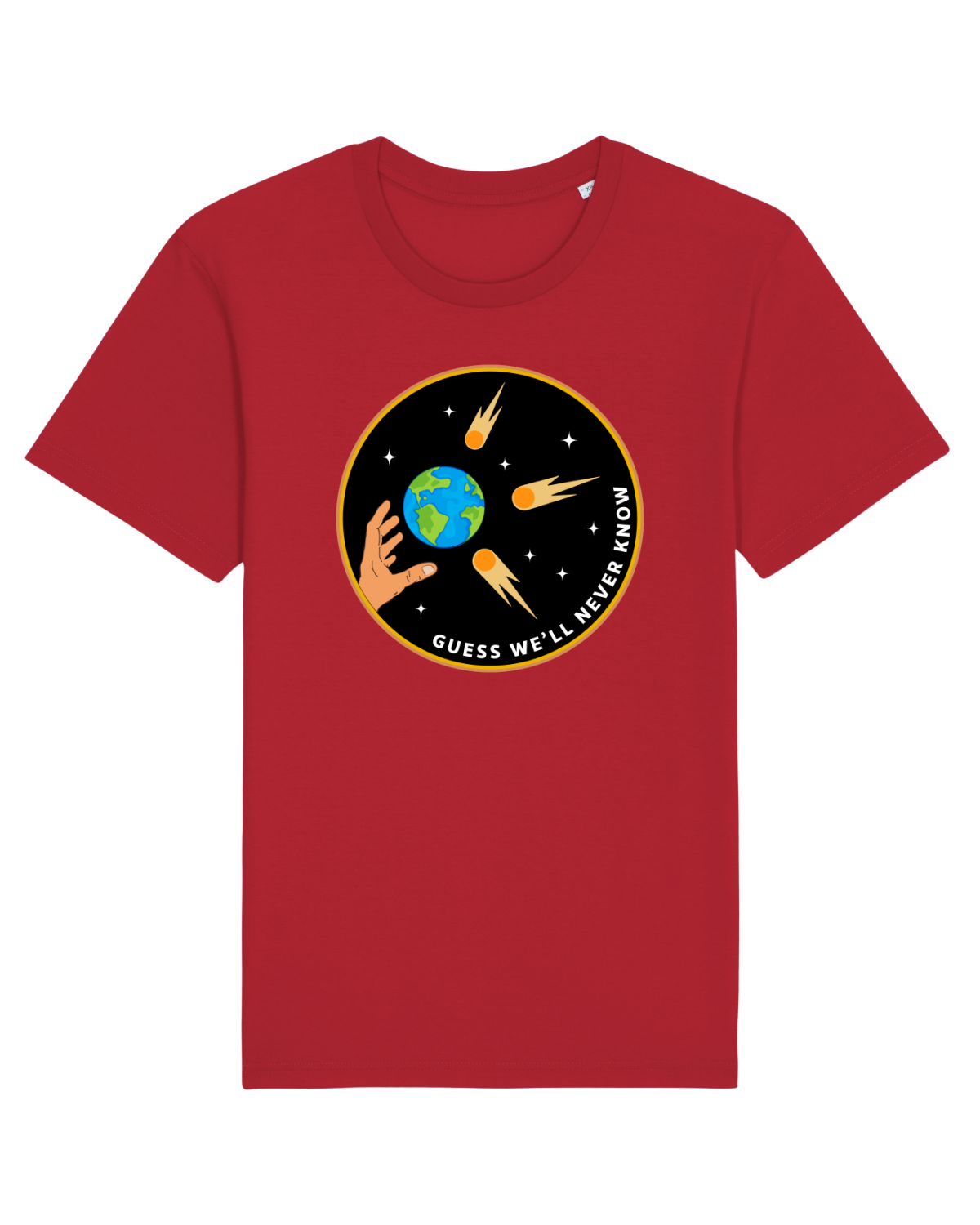 Tricou mânecă scurtă Unisex Rocker Red