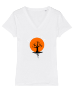 Tree Of Life Tricou mânecă scurtă guler V Damă Evoker