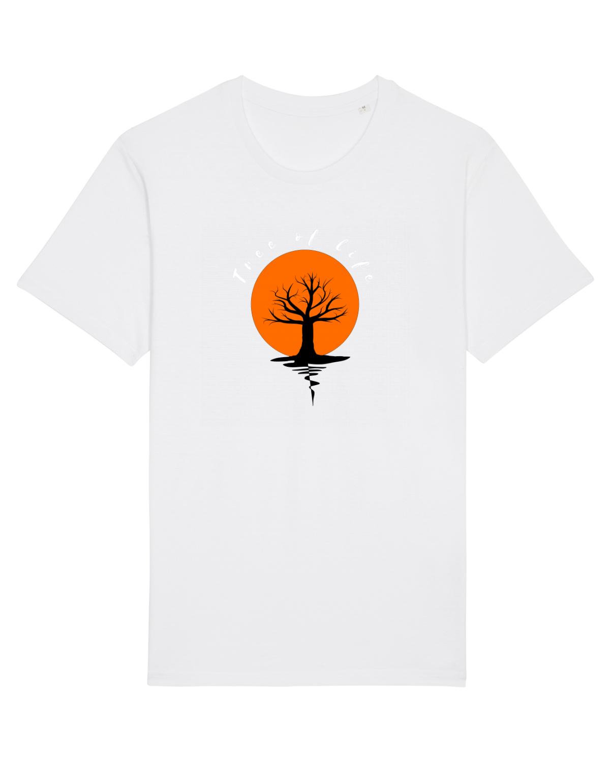 Tricou mânecă scurtă Unisex Rocker White