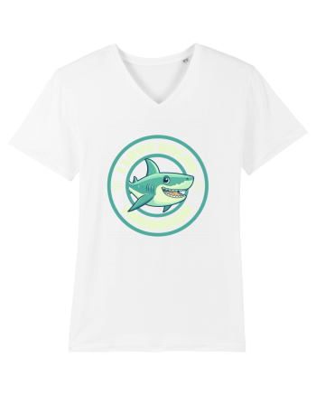 Funny Shark Joke White