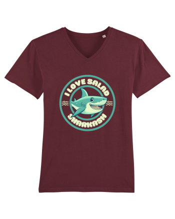 Funny Shark Joke Burgundy